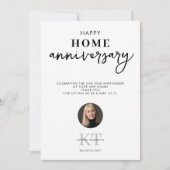 Makelaar Happy Home Jubileum Bedankkaart (Voorkant)