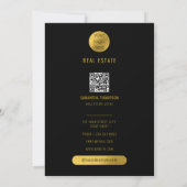 Makelaar Happy Home Jubileum Notitiekaartje (Achterkant)