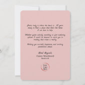 Makelaar Happy Valentine's Day | Thuis is het hart Kaart (Achterkant)