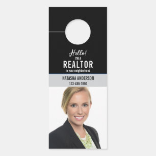 Makelaar heeft onlangs foto-real estate marketing  deurhanger
