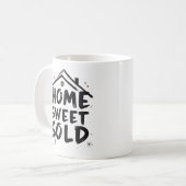 Makelaar Home Sweet Verkocht Makelaar Makelaar Koffiemok (Voorkant links)