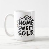 Makelaar Home Sweet Verkocht Makelaar Makelaar Koffiemok (Links)