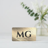 Makelaar Hypotheek Elegant Zwart Goud Marketing Visitekaartje (Staand voorkant)