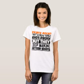 Makelaar Ik probeer dingen grappig te zeggen T-shirt (Voorkant volledig)