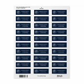 Makelaar in onroerend goed | Aangepast logo voor m Etiket (Full Sheet)