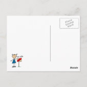 Makelaar in onroerend goed briefkaart (Achterkant)