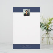 Makelaar in onroerend goed briefpapier (Staand voorkant)