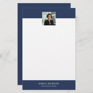 Makelaar in onroerend goed briefpapier