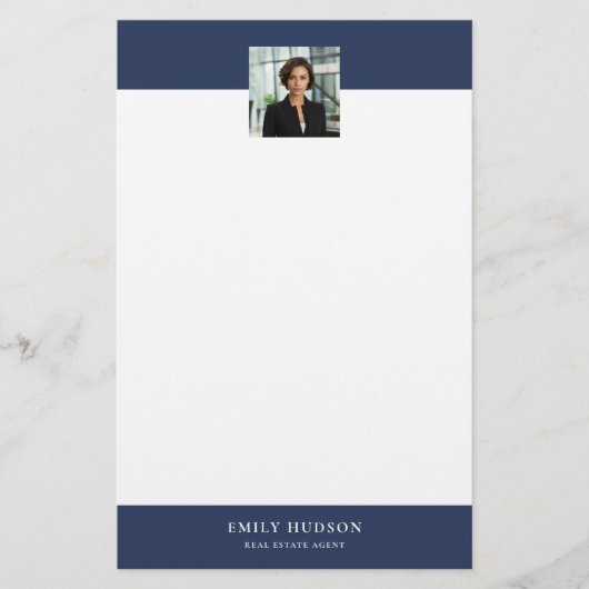 Makelaar in onroerend goed briefpapier (Voorkant)