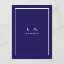 makelaar in onroerend goed eenvoudig blauw minimal