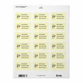 Makelaar in onroerend goed etiket (Full Sheet)