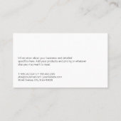 makelaar in onroerend goed | Gebouwen Visitekaartje (Achterkant)