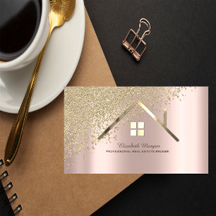Makelaar in onroerend goed Gouden Huis Diamanten Visitekaartje