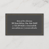 makelaar in onroerend goed | Hand Holding House Ke Visitekaartje (Achterkant)