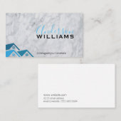 makelaar in onroerend goed | Handtekening Realtor Visitekaartje (Voorkant / Achterkant)