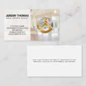 makelaar in onroerend goed | Interieur Home | Mode Visitekaartje (Voorkant / Achterkant)