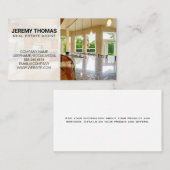 makelaar in onroerend goed | interieurwoning | mod visitekaartje (Voorkant / Achterkant)