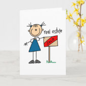 makelaar in onroerend goed Kaart (Gele Bloem)