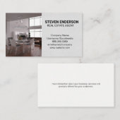 makelaar in onroerend goed | Loft interieur Visitekaartje (Voorkant / Achterkant)