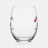 makelaar in onroerend goed, makelaar superheld wijnglas zonder voet (Links)