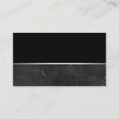 makelaar in onroerend goed | metaalgoud visitekaartje (Achterkant)