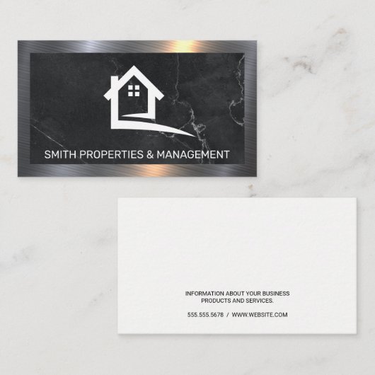 makelaar in onroerend goed | Onroerend goed | Meta Afsprakenkaartje (Voorkant / Achterkant)