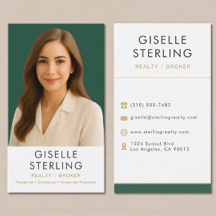 Makelaar in onroerend goed Realtor Broker Visitekaartje