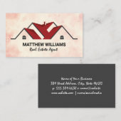 makelaar in onroerend goed | Red Roof Residential Visitekaartje (Voorkant / Achterkant)