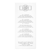 Makelaar Intro Flyer met Logo en foto Reclamekaart (Achterkant)