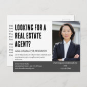 Makelaar Introductie Marketing Farming Briefkaart (Voorkant / Achterkant)