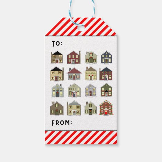 Makelaar Kerstmis Cadeaulabel (Voorkant)