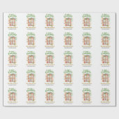 Makelaar Kerstmis | Thuis is waar het hart is Cadeaupapier (Vlak)