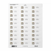 Makelaar Kerstvakantie Etiket (Full Sheet)