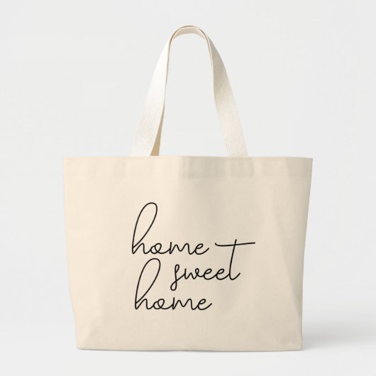 Makelaar klant moderne aangepaste gift grote tote bag (Voorkant)
