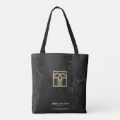 Makelaar klant moderne aangepaste gift tote bag (Achterkant)