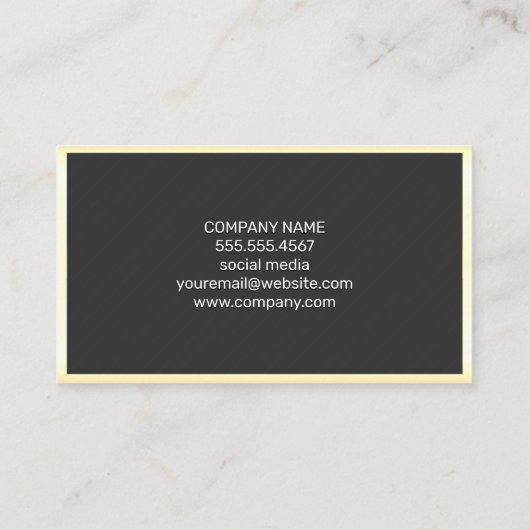 Makelaar | Logo Bull Beer | Financiering Visitekaartje (Achterkant)