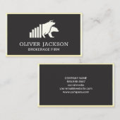 Makelaar | Logo Bull Beer | Financiering Visitekaartje (Voorkant / Achterkant)