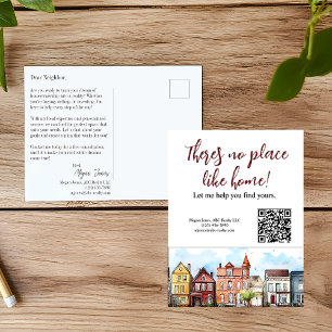 Makelaar Mailer Vastgoed Marketing Postkaart