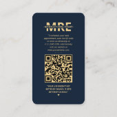 Makelaar Makelaar IG Marine Blauw Modern Visitekaartje (Achterkant)