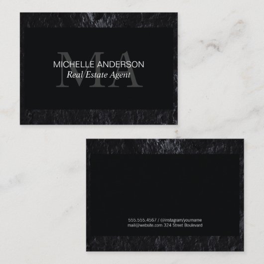 makelaar | Makelaar in onroerend goed Visitekaartje (Voorkant / Achterkant)