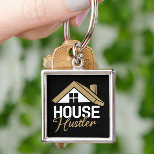 Makelaar Makelaar Makelaar Huis Hustler Sleutelhanger