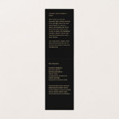 Makelaar Makelaar Zwart Goud Sleutel QR Foto Visitekaartje (Binnenkant ongevouwen)