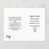 Makelaar Marketing Ansichtkaart – Knijp de Dag, Flyer (Achterkant)