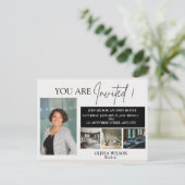 Makelaar Marketing Mailer Vastgoed Open Huis Briefkaart (Staand voorkant)