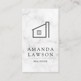 Makelaar | Marmer | Home pictogram Afsprakenkaartje