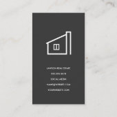 Makelaar | Marmer | Home pictogram Afsprakenkaartje (Achterkant)