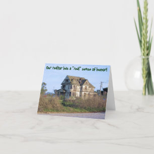 Makelaar met gevoel van Humor Adreswijziging Aankondiging