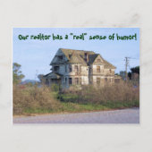 Makelaar met gevoel van Humor Adreswijziging Aankondigingskaart (Voorkant)