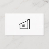 Makelaar / minimalist visitekaartje (Achterkant)