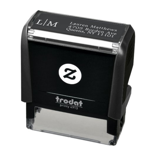makelaar minimalistisch zelfinktende stempel (Product)